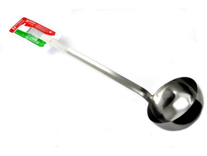 Naběračka nerez ¤14cm 750ml s háčkem  SVANERA INOX 9124