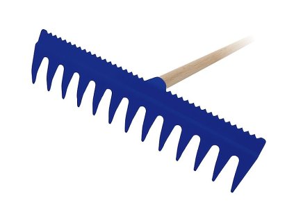 Hrábě plastové oboustranné + násada 160cm