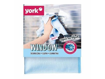 Utěrka YORK na okna, mikrovlákno 30x30 cm