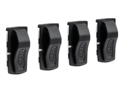 Klipy k přichycení čelovky PETZL na přilbu UNI ADAPT, 4 ks - E000BA00