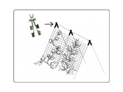 Spojka křížová na zahradní tyče 16mm, 3ks, nastavitelná