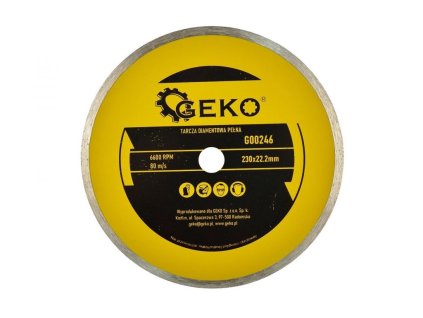 Kotouč diamantový plný 230x22.23mm GEKO