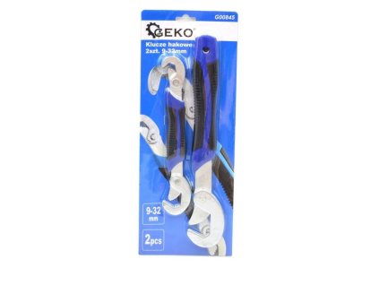 Hákový klíč 2ks, 9-32mm GEKO