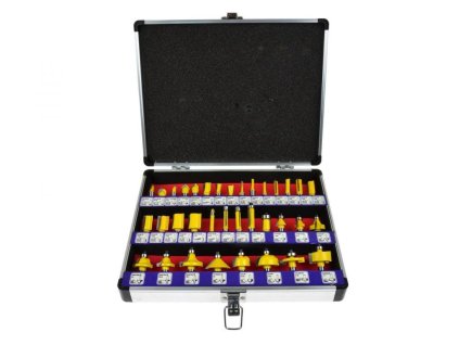 Sada tvarových fréz na dřevo 35ks GEKO