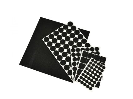 Samolepící plstěné podložky pod nábytek, sada 157ks GEKO