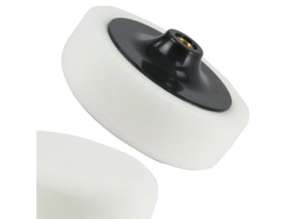 Leštící kotouč molitanový bílý 150mm tloušťka 50mm s unašečem závit M14 MAR-POL