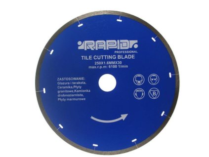 Kotouč řezný diamantový 250x1.6x30mm RAPID