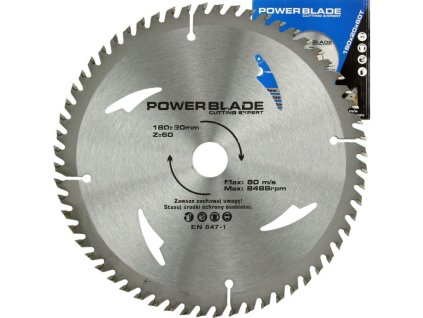 Kotouč pilový s SK plátky (vidiový), 180mmx20mmx60T POWER BLADE