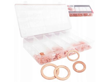 Měděná podložka, sada 110ks MAR-POL