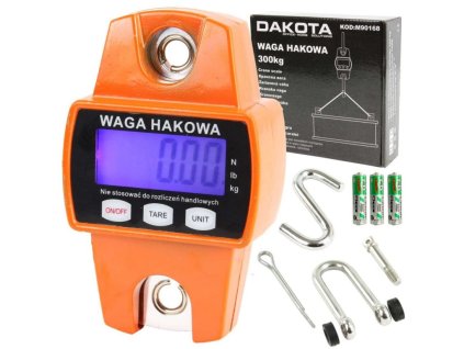 ﻿Elektronická závěsná váha 300kg DAKOTA