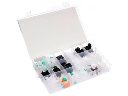 Plastové spojovací spony a příchytky sada 160 ks na Audi TAGRED