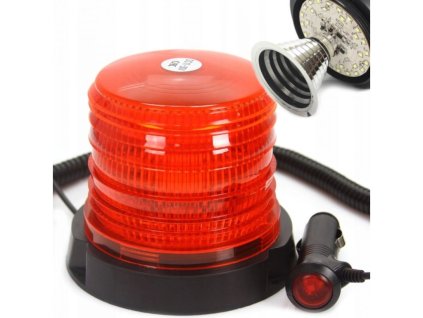 Výstražný maják, světlo oranžové 10-30V, 30 LED M82711 MAR-POL