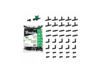 Sada 42ks příslušenství pro zavlažovací hadice 16mm BRADAS