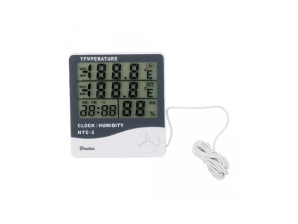 Vnitřní meteorologická stanice s externím teplotním senzorem WHITE LINE