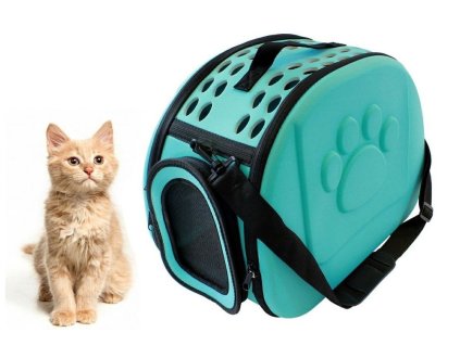 Přepravní taška pro zvířata modrá