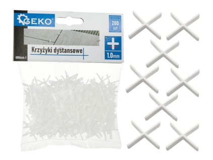 Spárovací křížky 1mm, 200ks GEKO