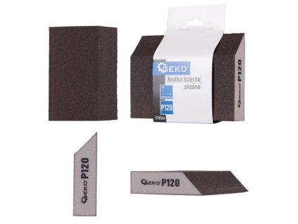Houba brusná, zkosená, 125x90x25mm, P120 GEKO