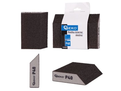 Houba brusná, zkosená, 125x90x25mm, P40 GEKO