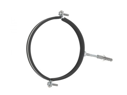 Objímka na trubky 6" 159-166mm, s gumovou vložkou, dva šrouby GEKO