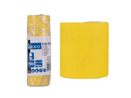 Papír brusný, role 3m, 115mm, P180 GEKO