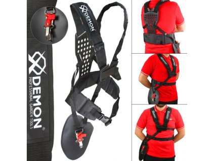 Dvouramenný popruh ke křovinořezu DEMON