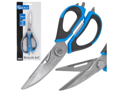 Nůžky 6v1, 230mm GEKO