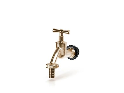 Kohoutek 1/2" pro nádrž na dešťovou vodu, zlatý TAP