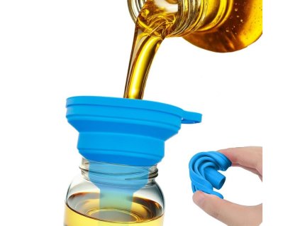 Skládací silikonový trychtýř GEKO 70 mm