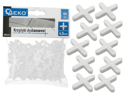 Spárovací křížky 4mm, 100ks GEKO