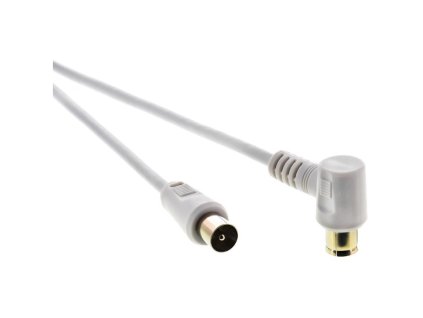 Anténní koaxiální kabel 5m M-F90° SAV 169-050W SENCOR