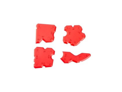 Stěrky na silikony a tmely, sada 4ks