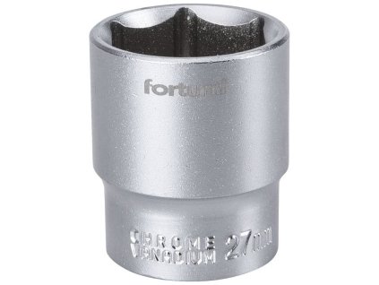 Klíč nástrčný, 1/2', 27,0mm, L 42mm, 61CrV5, FORTUM