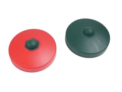 Plastová krytka - kulatina 100x100mm JUST FUN (Barva: Zelená)