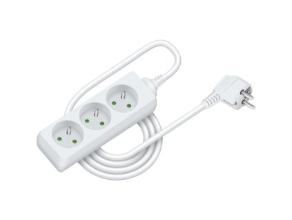 Prodlužovací přívod RPC 02, 2,2 m, 3 zásuvky, 3 x 1,0 mm²  RETLUX