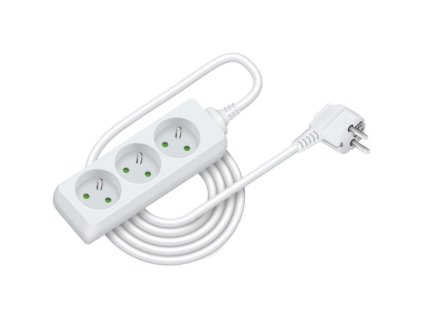 Prodlužovací přívod RPC 03, 3 m, 3 zásuvky, 3 x 1,0 mm²  RETLUX