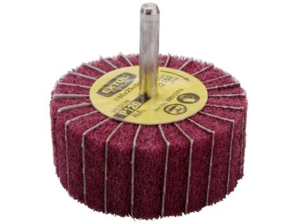 Kotouč z korundového brusného rouna na stopce, O 60x25x6mm EXTOL PREMIUM