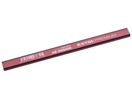 Tužka tesařská PROFI, 175mm středně tvrdá-HB EXTOL PREMIUM