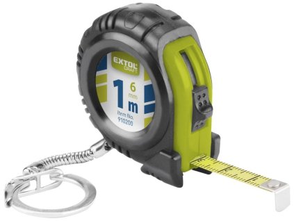 Metr svinovací přívěšek, 1m, š. pásku 6mm, EXTOL CRAFT
