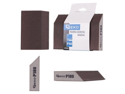 Houba brusná, zkosená, 125x90x25mm, P180 GEKO