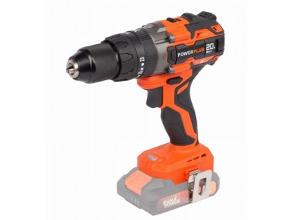 POWDP15220 Aku šroubovák / vrtačka s příklepem 20V bezuhlíková (bez AKU) POWERPLUS