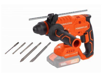 POWDP15630 Aku kombinované kladivo 20V bezuhlíkové (bez AKU) POWERPLUS