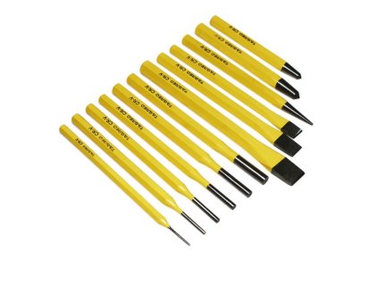 Sada průbojníků a sekáčů 12ks, CrV TAGRED