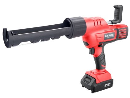 Pistole vytlačovací, vaničková aku SHARE20V, 20V Li-ion, 2000mAh EXTOL PREMIUM