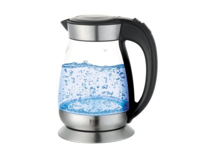 Rychlovarná konvice skleněná, 1,7 l - BASS