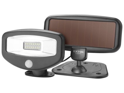 Reflektor LED s pohybovým čidlem, 100lm, solární nabíjení EXTOL LIGHT