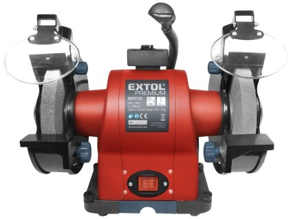 Bruska stolní dvoukotoučová, 520W, BG 52L, EXTOL PREMIUM
