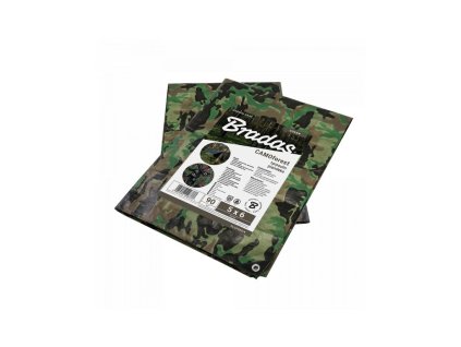 Plachta zakrývací 4x3m, 90g, maskovací CAMOforest