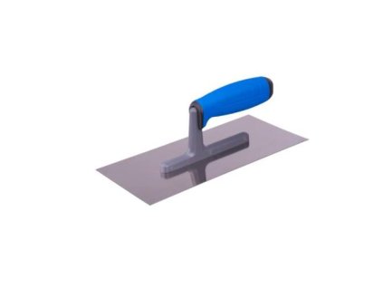 Hladítko nerez hladké, 270 mm, rukojeť gumová s polyamidovou patkou