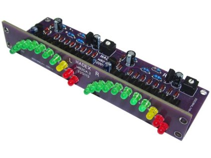 Indikátor úrovně stereofonního signálu-indikátor vybuzení  STAVEBNICE