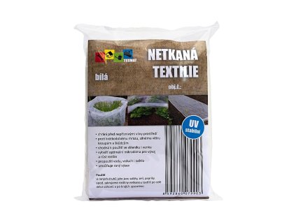 Textilie netkaná bílá, 17g/m2, 1,6x5m